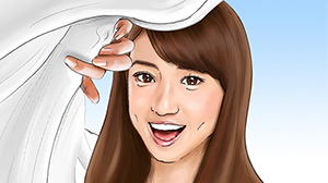 Line drawing + Degital painting Color　コンテ・カンプ　線画カラー