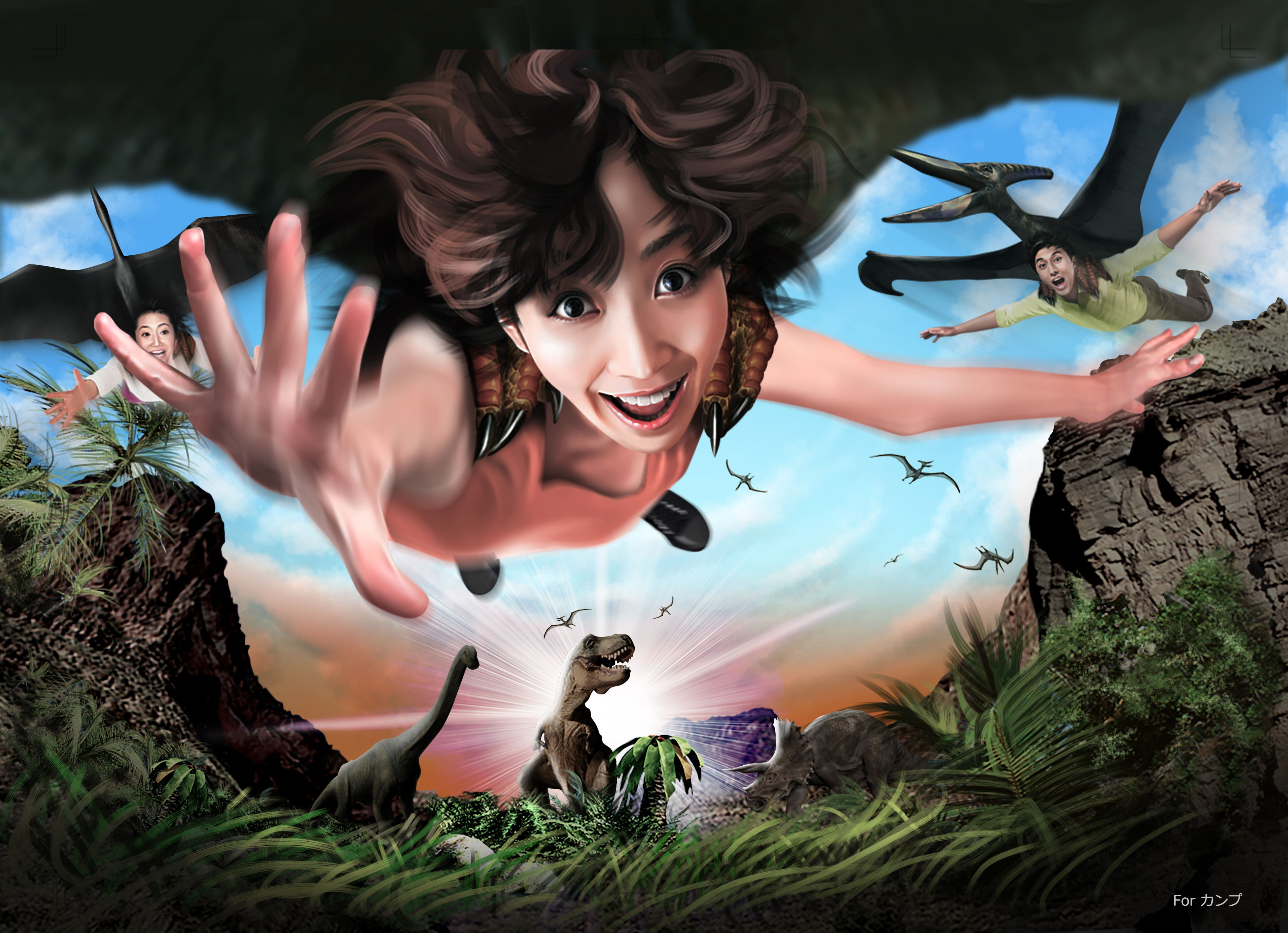 プレゼン用カンプ画　アトラクション