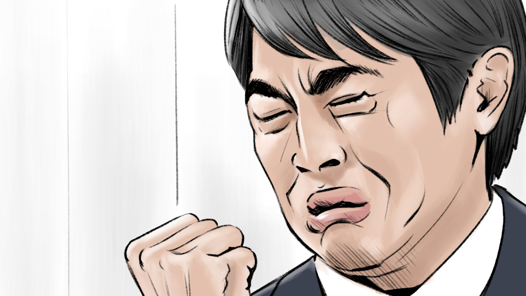 カラーコンテ　男性タレント