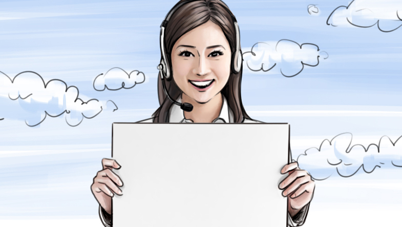 カラーコンテ　人物　女性