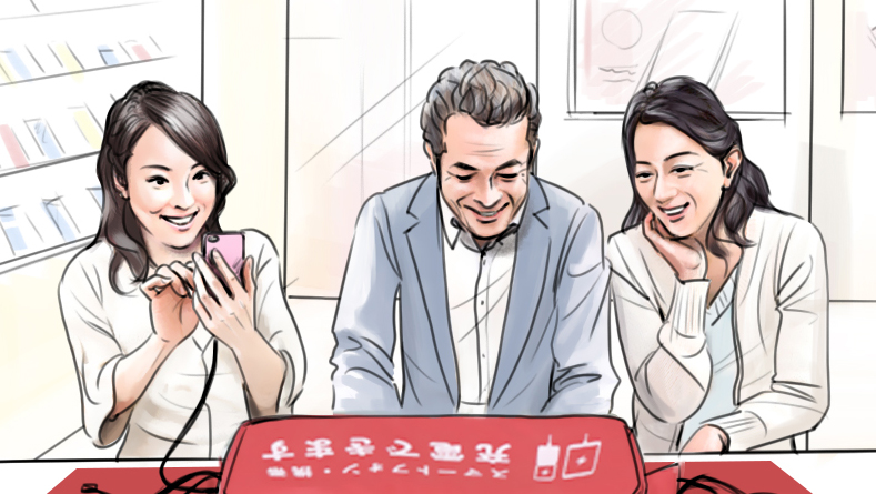 カラーコンテ　人物