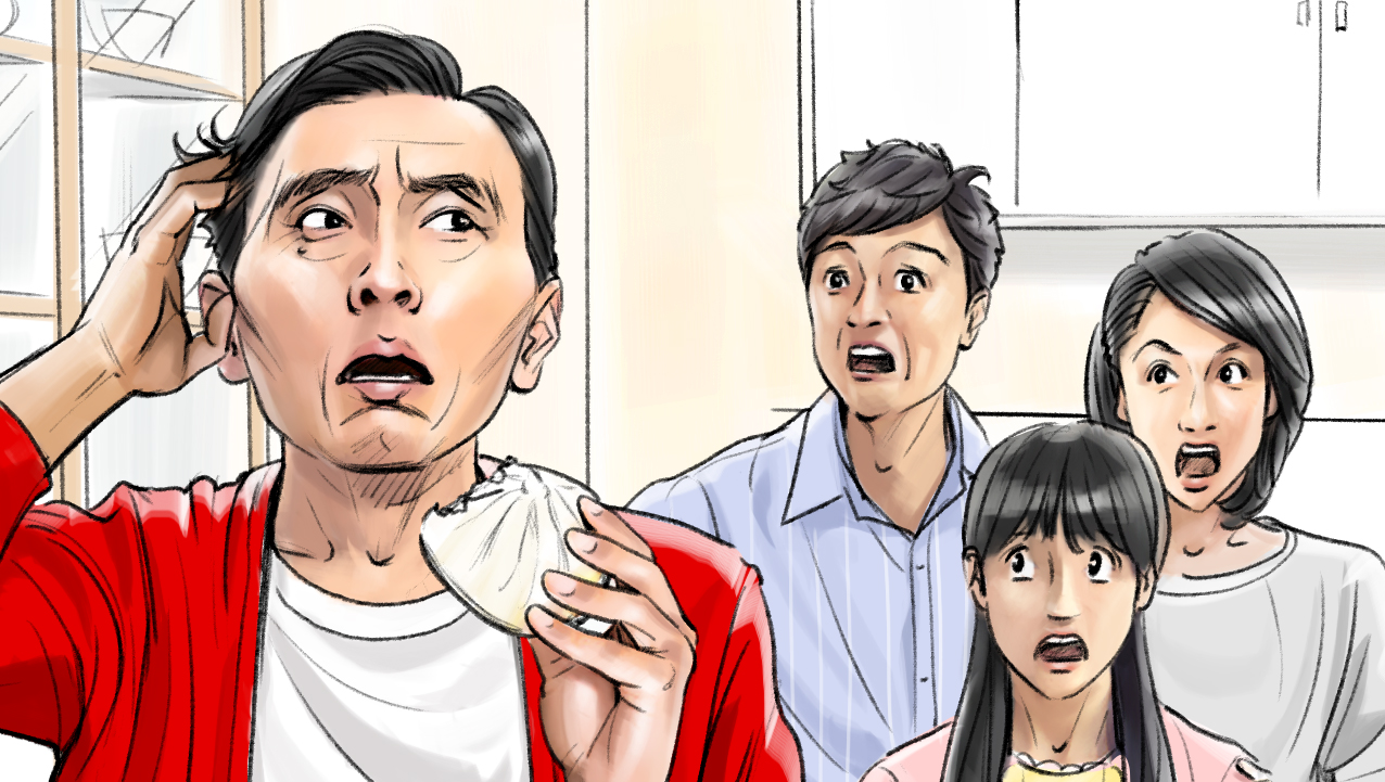 カラーコンテ　男性タレント