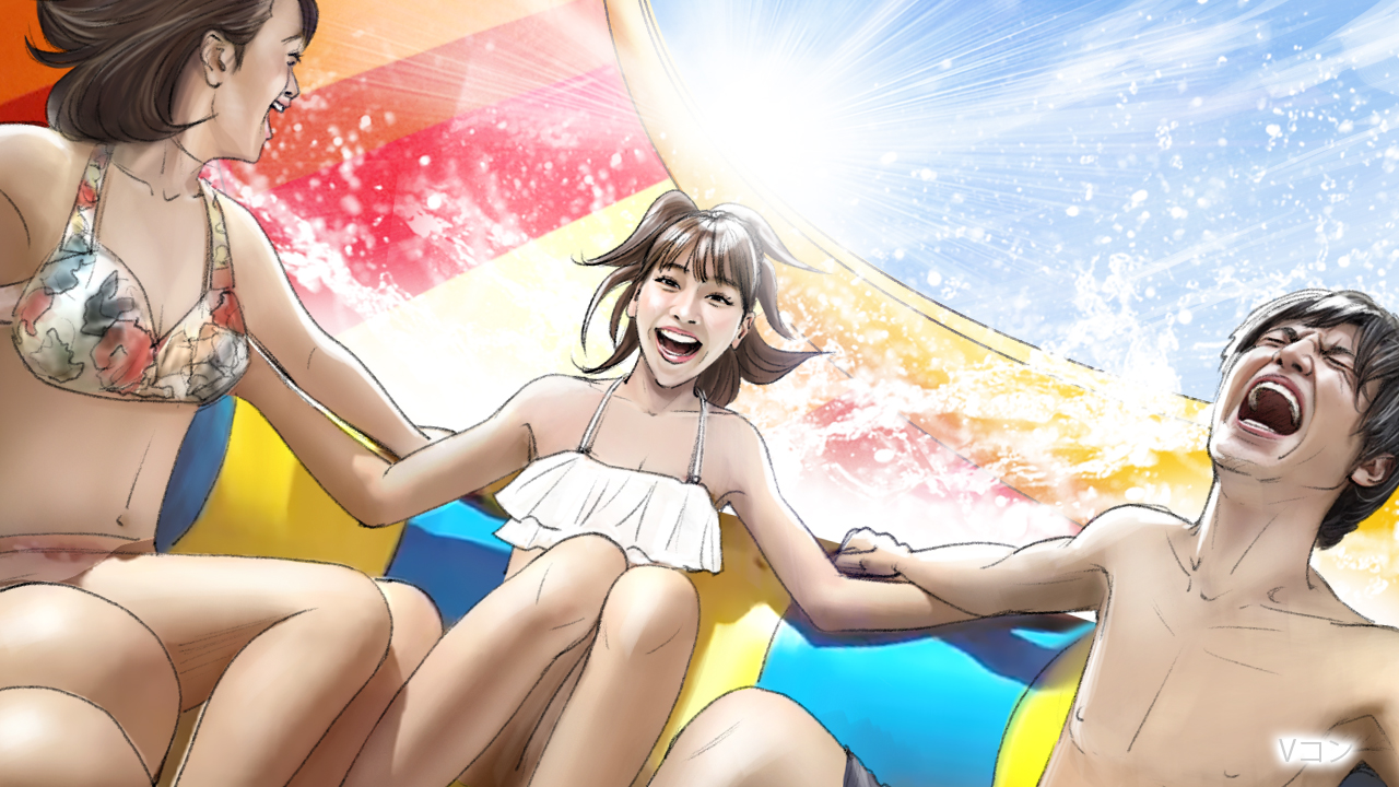 カラーコンテ　女性タレント