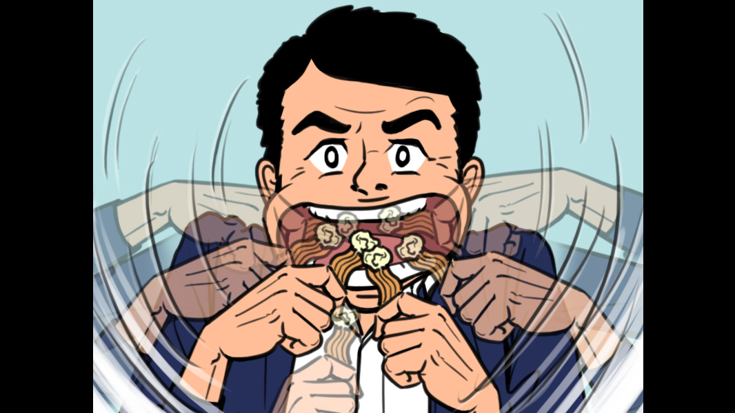 カラーコンテ　漫画タッチ