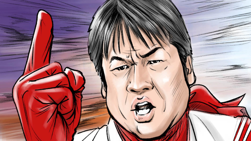 カラーコンテ　劇画タッチ