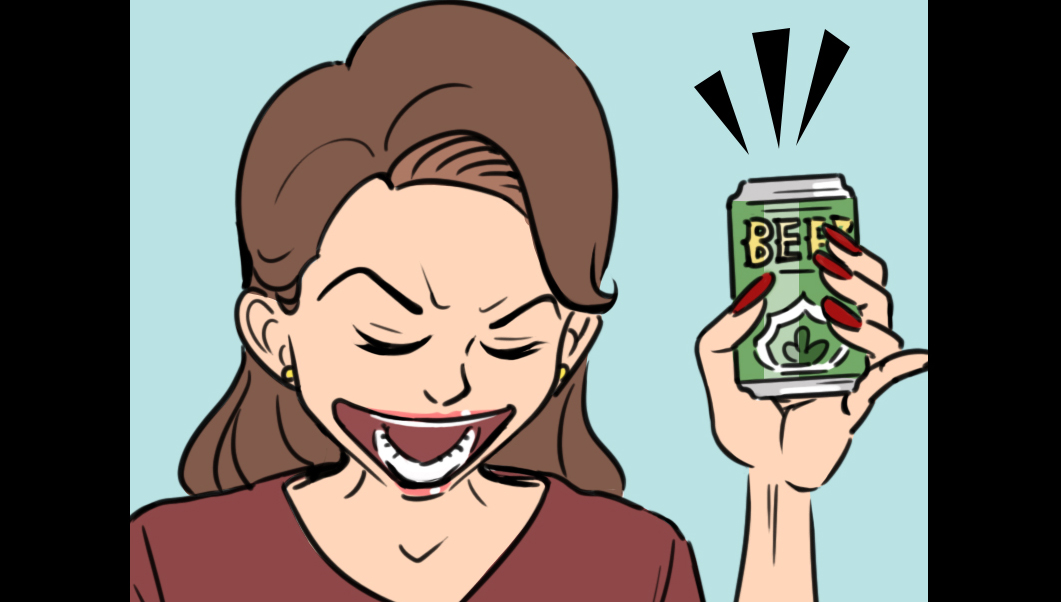 カラーコンテ　漫画タッチ