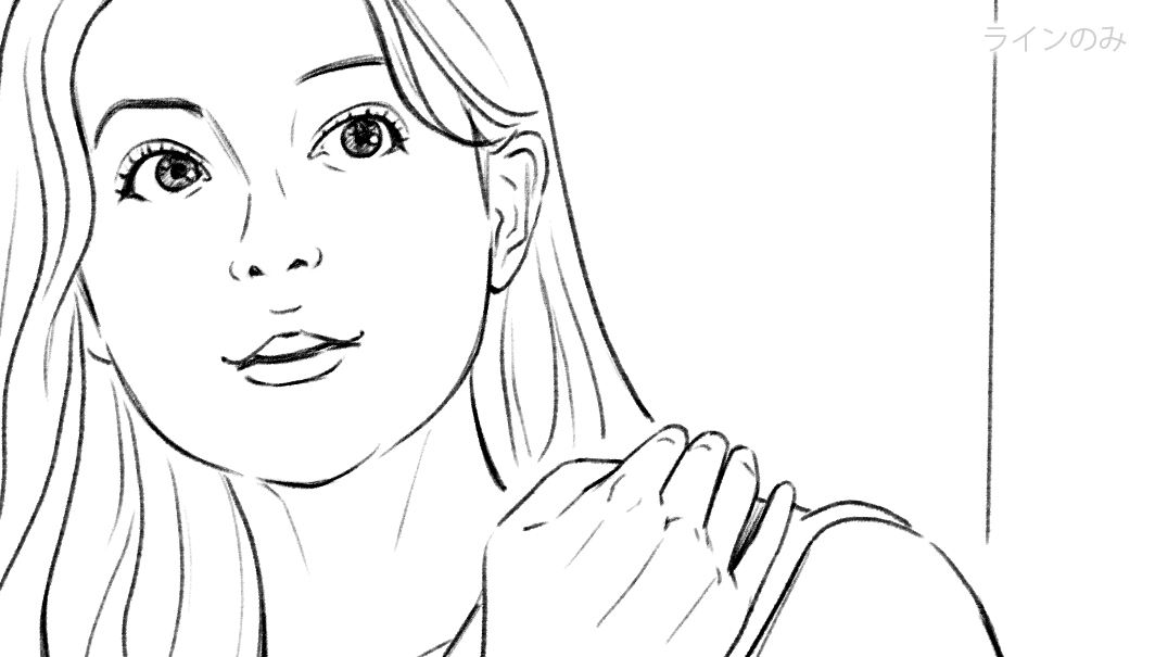 モノクロコンテ　女性タレント